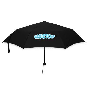 Gift for Assistant - Umbrella (small) - black - Front