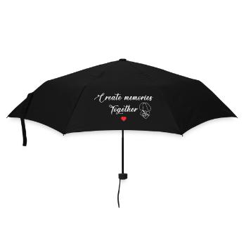 Create Memories Together Shared Moments Family - Umbrella (small) - black - Front