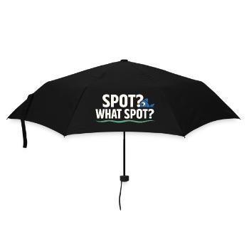 Geheimes Angelplatz – Frag Nicht Nach - Regenschirm (klein) - Schwarz - Vorne