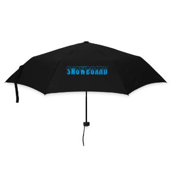Snowboard - Regenschirm (klein) - Schwarz - Vorne