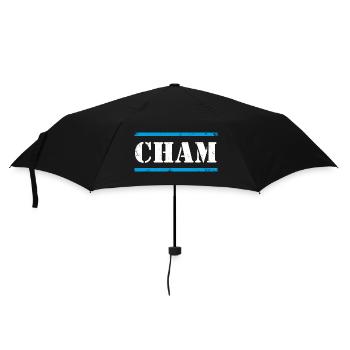 Cham - Regenschirm (klein) - Schwarz - Vorne