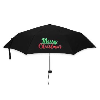 Merry Christmas Colorful - Parapluie standard - noir - Devant
