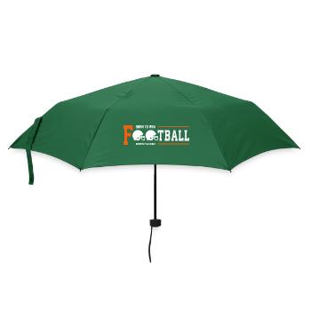 American Football Quote Born To Win Gift - Umbrella (small) - bottlegreen - Front