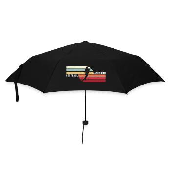 American Football Retro Vintage Sports Gift - Umbrella (small) - black - Front