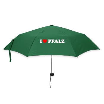 Pälzer Mädchen Pfälzer Mädchen Pfälzer Pälzer Bub - Regenschirm (klein) - Flaschengrün - Vorne