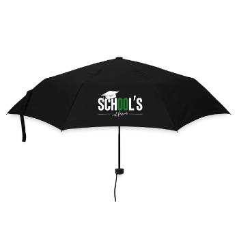 Schulabschluss Abschlussfeier School`s Out Forever - Regenschirm (klein) - Schwarz - Vorne