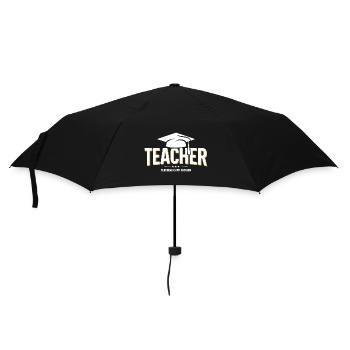 Teacher Teacher School Profession - Umbrella (small) - black - Front