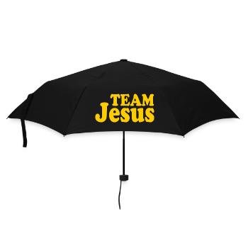 Team jesus - Parapluie standard - noir - Devant