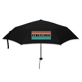 San Francisco - Regenschirm (klein) - Schwarz - Vorne