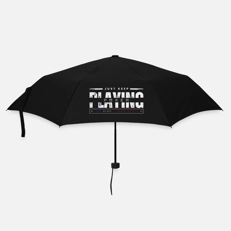 keep playing white-poker - Umbrella (small) - black