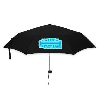 Life In The Fast Lane Float Funny Pool Saying - Umbrella (small) - black - Front