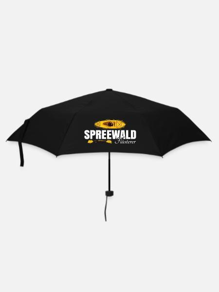 Spreewald Flüsterer - Regenschirm (klein) - Schwarz