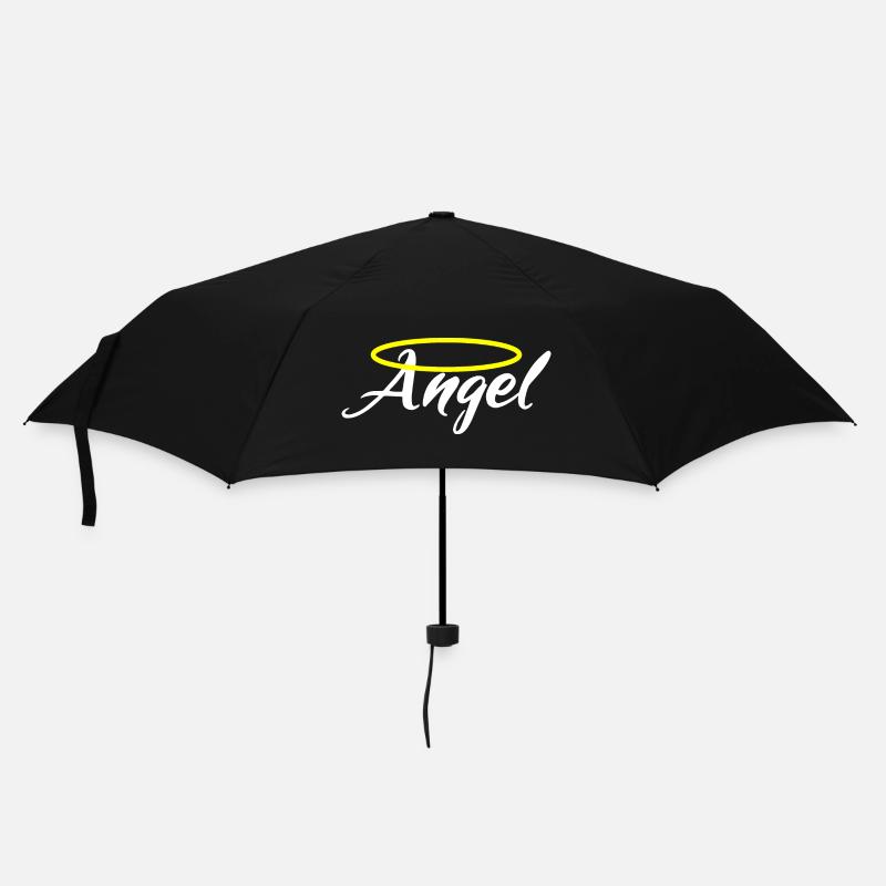 Ich bin ein Engel - Angel - Regenschirm (klein) - Schwarz