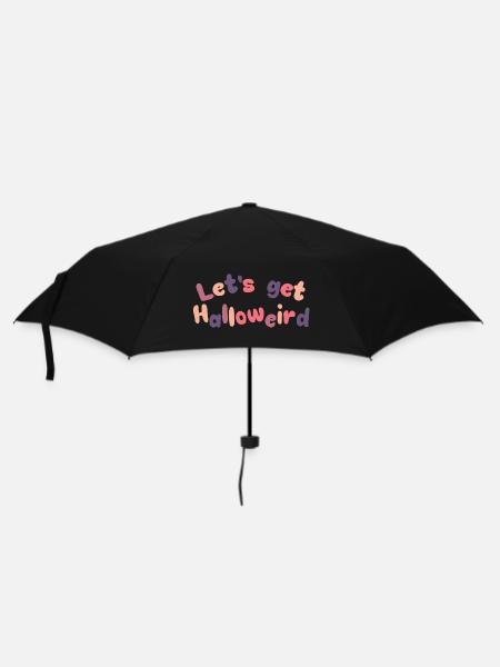 Let's get Halloweird - Regenschirm (klein) - Schwarz