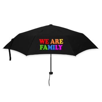 We are family - Umbrella (small) - black - Front