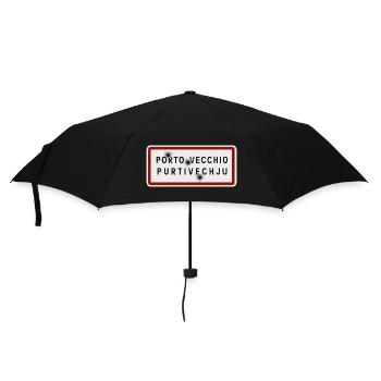panneau d’entrée de la ville de porto vecchio - Parapluie standard - noir - Devant