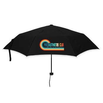 Prokrastinierer-Club, wir machen es morgen - Regenschirm (klein) - Schwarz - Vorne