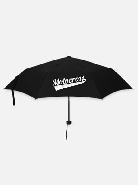 Motocross Retro - Umbrella (small) - black