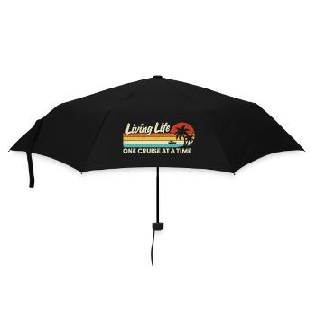 Cruise Ship Summer Vacation Trip - Umbrella (small) - black - Front