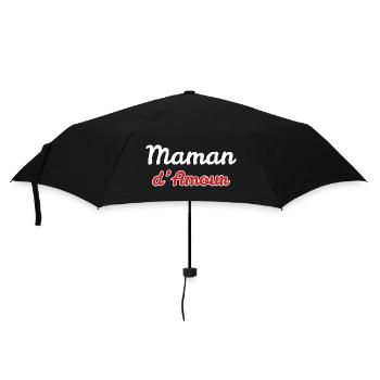 Maman d'amour - idée cadeau maman et future maman - Parapluie standard - noir - Devant