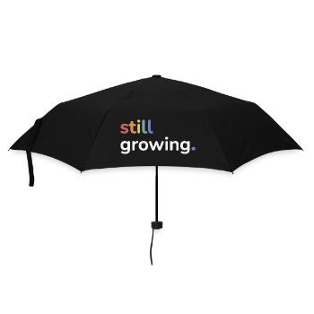 Still Growing Pride Rainbow Minimalist - Umbrella (small) - black - Front