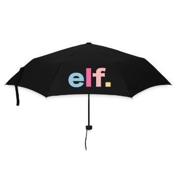 11. Geburtstag Geschenkidee - Regenschirm (klein) - Schwarz - Vorne