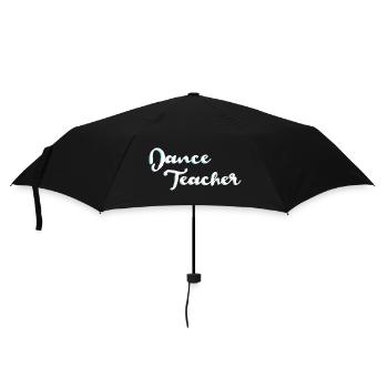 Tänzerin - Regenschirm (klein) - Schwarz - Vorne