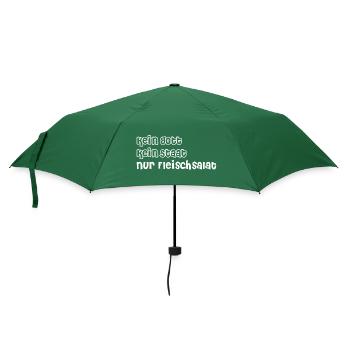 no god, no state, just meat salad - Umbrella (small) - bottlegreen - Front