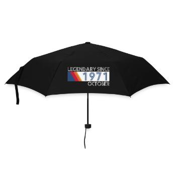 Retro SiFi Legendary depuis octobre 1971 - Geburtst - Parapluie standard - noir - Devant