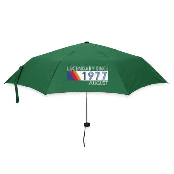 Retro SiFi Legendary depuis août 1977 - Jour de naissance - Parapluie standard - vert bouteille - Devant