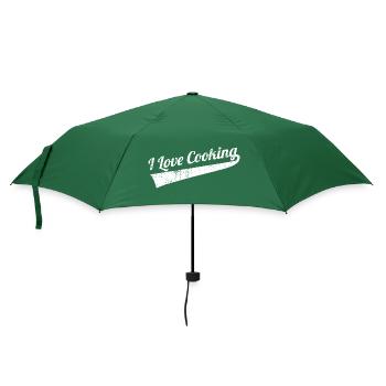 J’adore cuisiner - Parapluie standard - vert bouteille - Devant