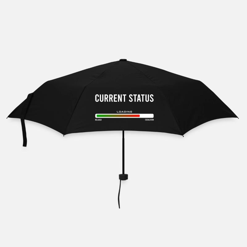 Current Status - Regenschirm (klein) - Schwarz