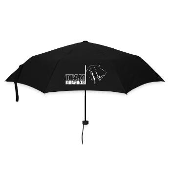 TEAM Rauhaardackel Hunde Hund Teckel Wilsigns - Regenschirm (klein) - Schwarz - Vorne