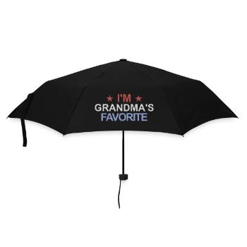 Petit-enfant préféré Drôle Je suis le préféré de Mamie - Parapluie standard - noir - Devant