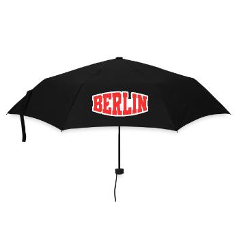 Berlin - Regenschirm (klein) - Schwarz - Vorne