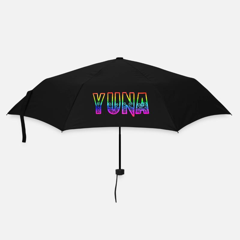 yuna rs regenbogen - Regenschirm (klein) - Schwarz