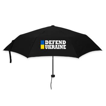 Defend ukraine - Umbrella (small) - black - Front