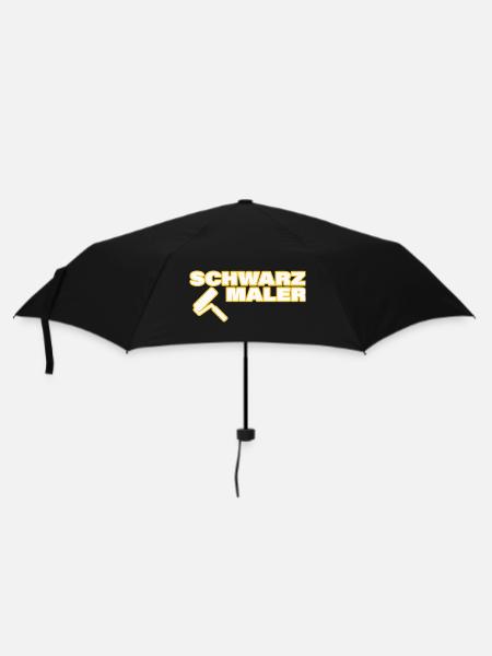 SCHWARZMALER - Regenschirm (klein) - Schwarz