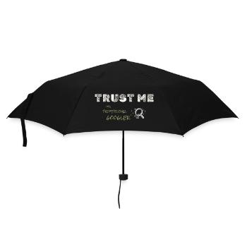 Besserwisser - Regenschirm (klein) - Schwarz - Vorne