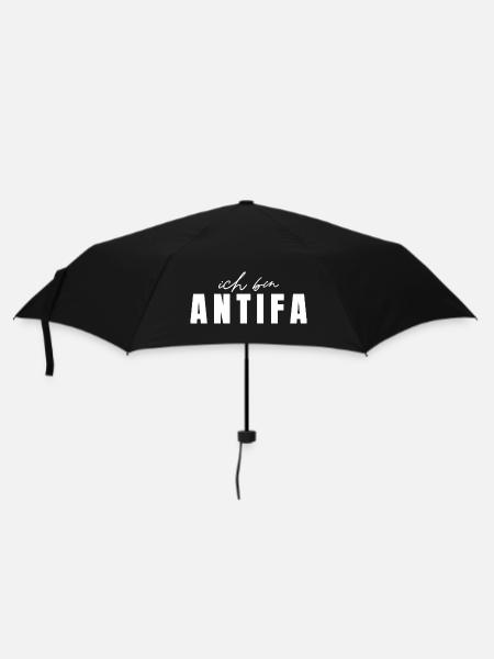 Antifascisme : je suis Antifa - Parapluie standard - noir