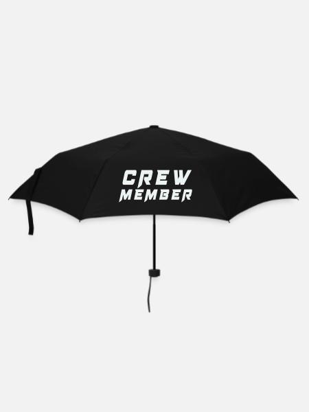 Crew Member Patch Tee - Regenschirm (klein) - Schwarz