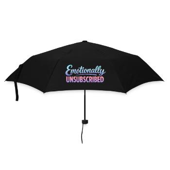 Sarkasmus Emotional Abgemeldet Lustig Frauen - Regenschirm (klein) - Schwarz - Vorne