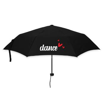 Tanzlehrer - Regenschirm (klein) - Schwarz - Vorne