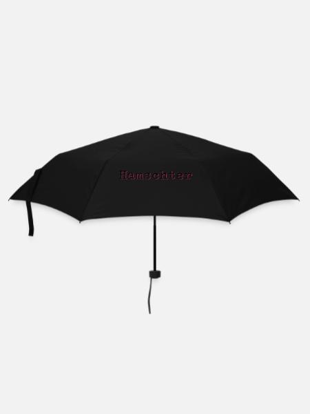 Schweizerdeutsch Hamster - Regenschirm (klein) - Schwarz