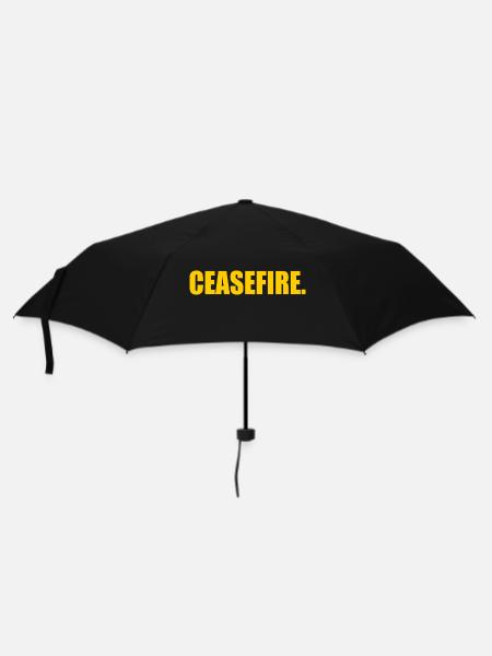Ceasefire now - Parapluie standard - noir