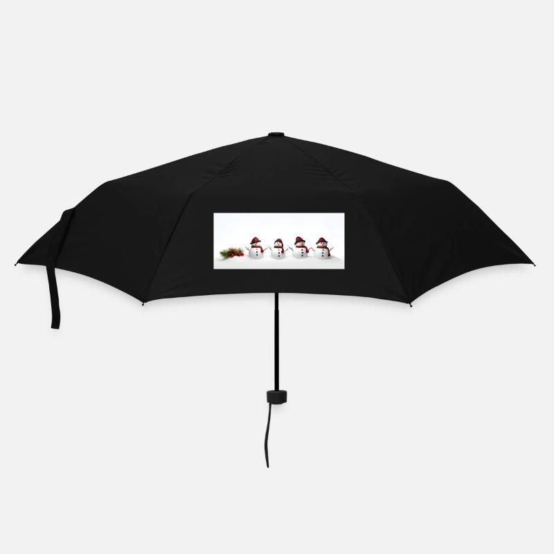 Snowman - Umbrella (small) - black