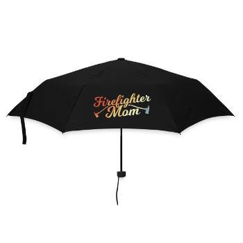 Mère de pompier - Parapluie standard - noir - Devant