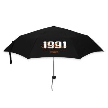 1991 Vintage Retro 1991 Geburtstagsgeschenk 1991 - Regenschirm (klein) - Schwarz - Vorne