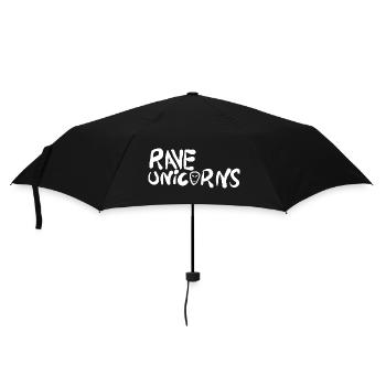 Texte du logo des licornes rave - Parapluie standard - noir - Devant