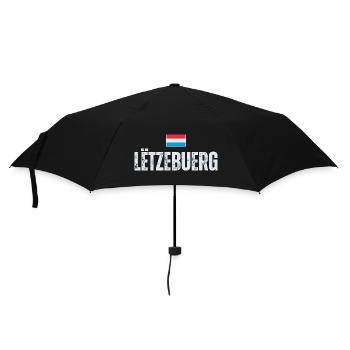 Flag of Luxembourg, Luxembourg patriot - Umbrella (small) - black - Front